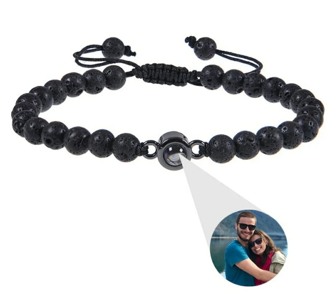 💖 Photo Projection Bracelet – Feel Your Loved One Close