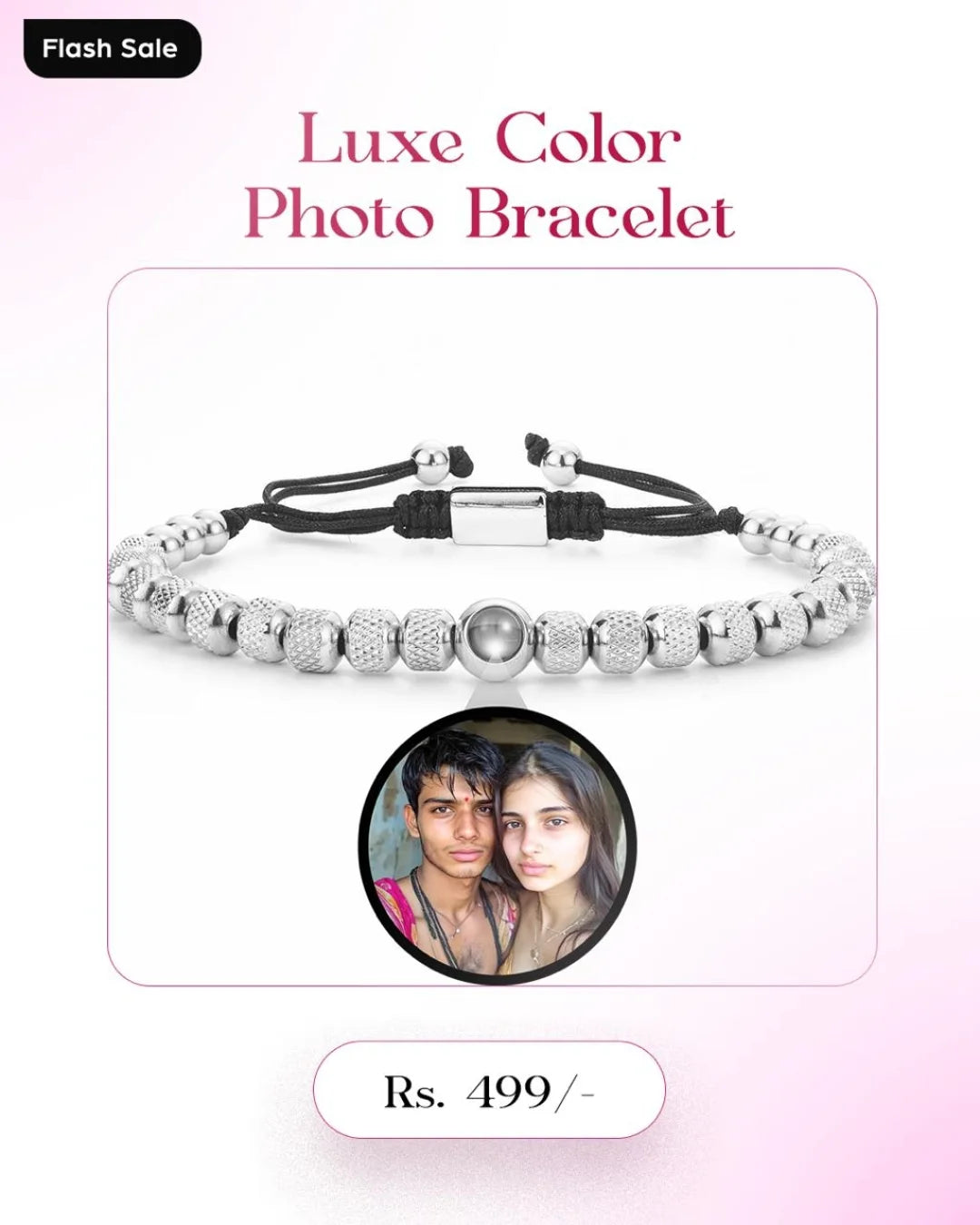 ✨ Photo Projection Bracelet – Carry Your Memories With You ✨