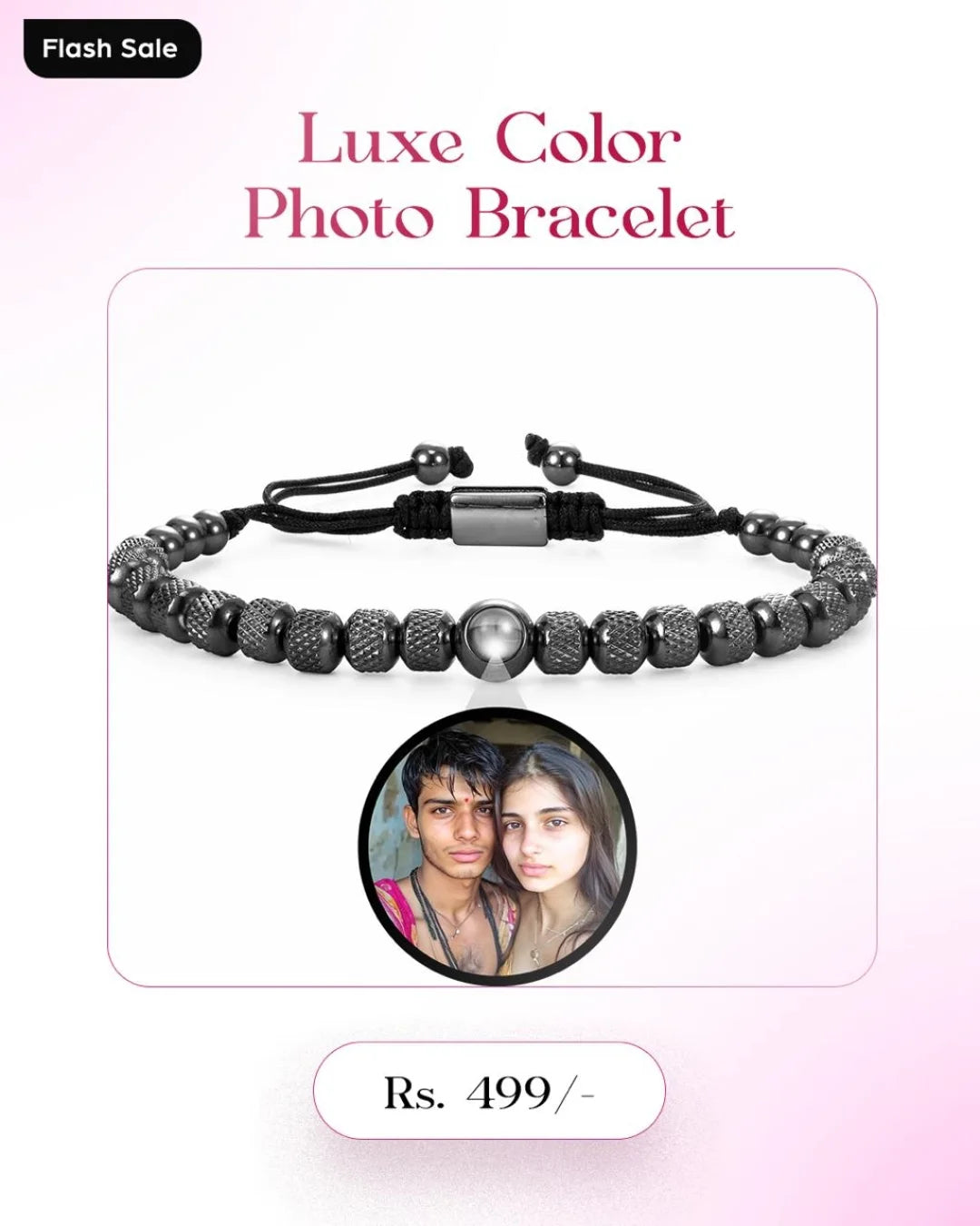 ✨ Photo Projection Bracelet – Carry Your Memories With You ✨