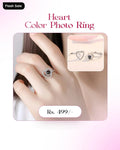 💖 Heart Color Photo Ring – A Love You Can Wear 💖