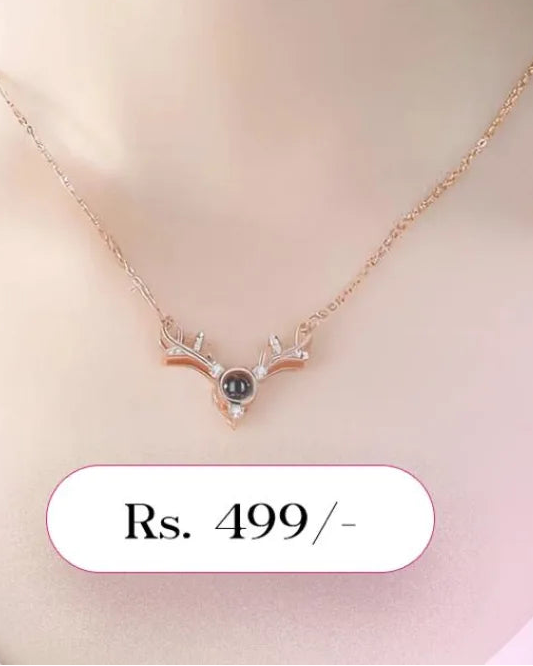✨ Photo Projection Necklace – A Memory Close to Your Heart ✨